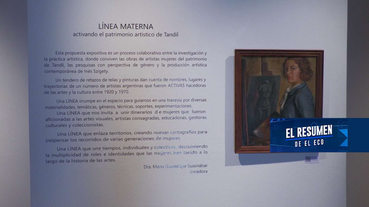 Muestra “Línea Materna” en el Museo Municipal de Bellas Artes