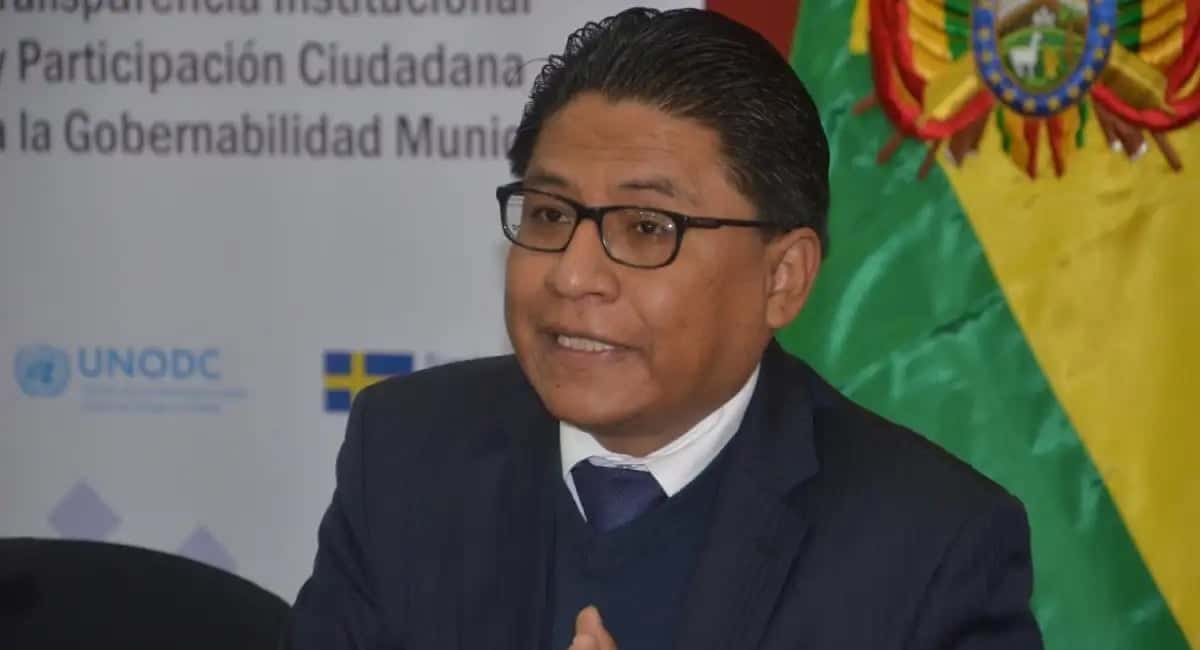 Iván Lima, ministro de Justicia de Bolivia.