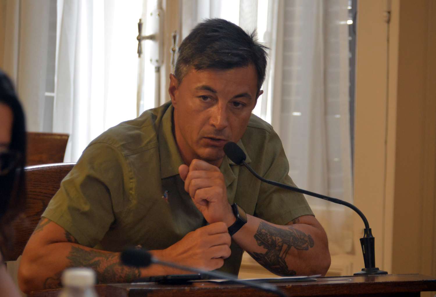 El concejal de Unión por la Patria, Darío Méndez.