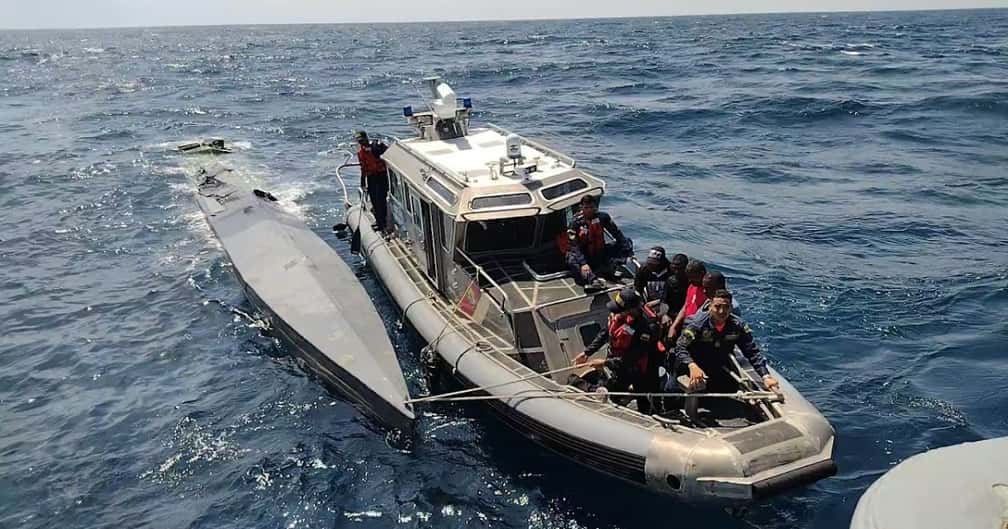Colombia y Ecuador incautaron dos "narcosubmarinos" en el Pacífico