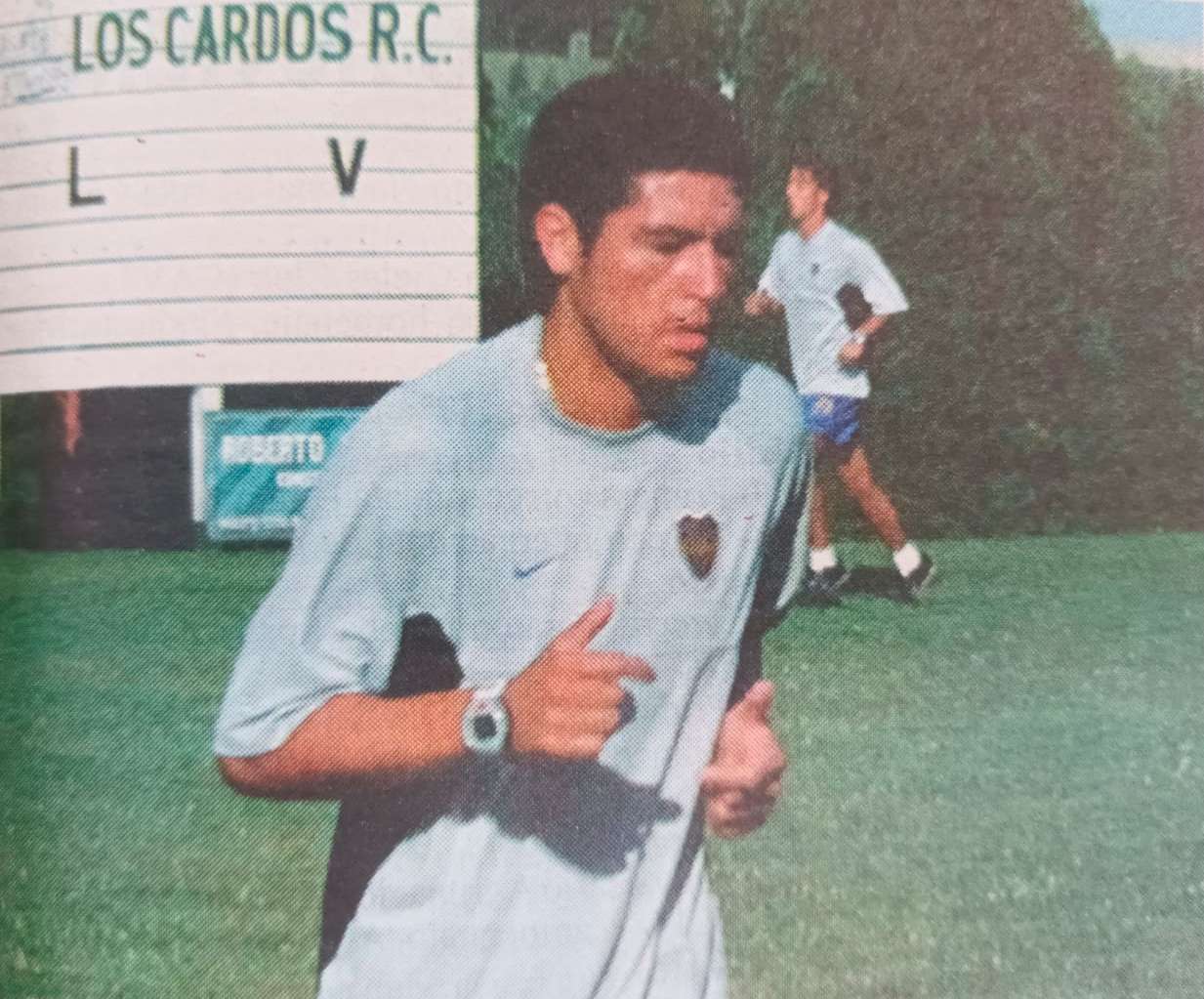 El recuerdo de Juan Román Riquelme entrenando con Boca en Los Cardos en el 2002