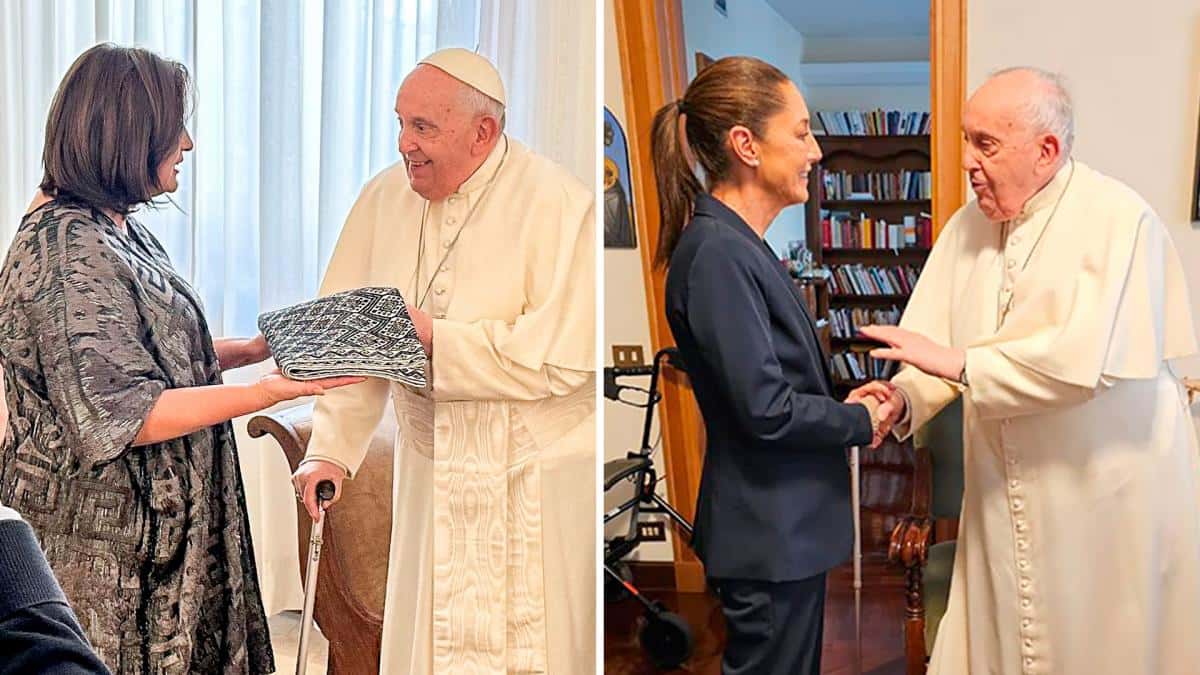 El Papa recibió por separado a las presidenciales de México