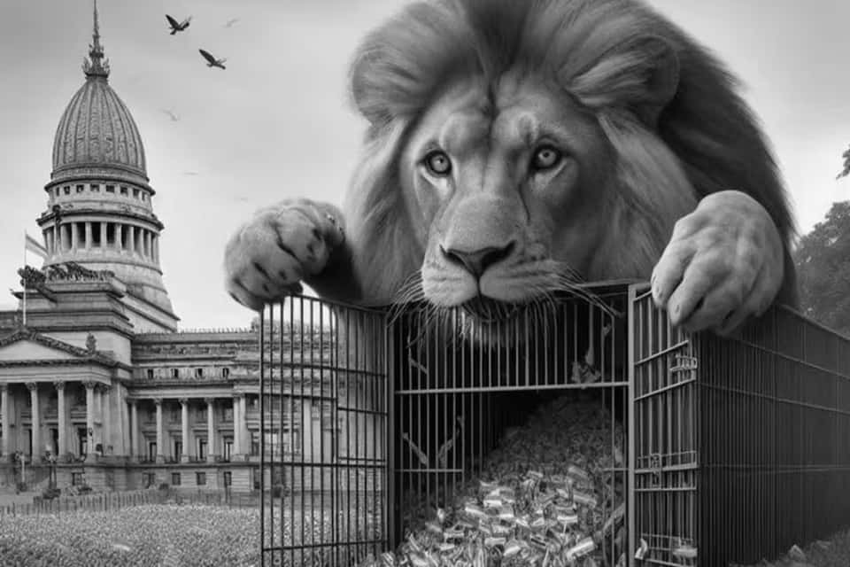Una imagen que el propio Milei reposteó: el león liberando a los argentinos