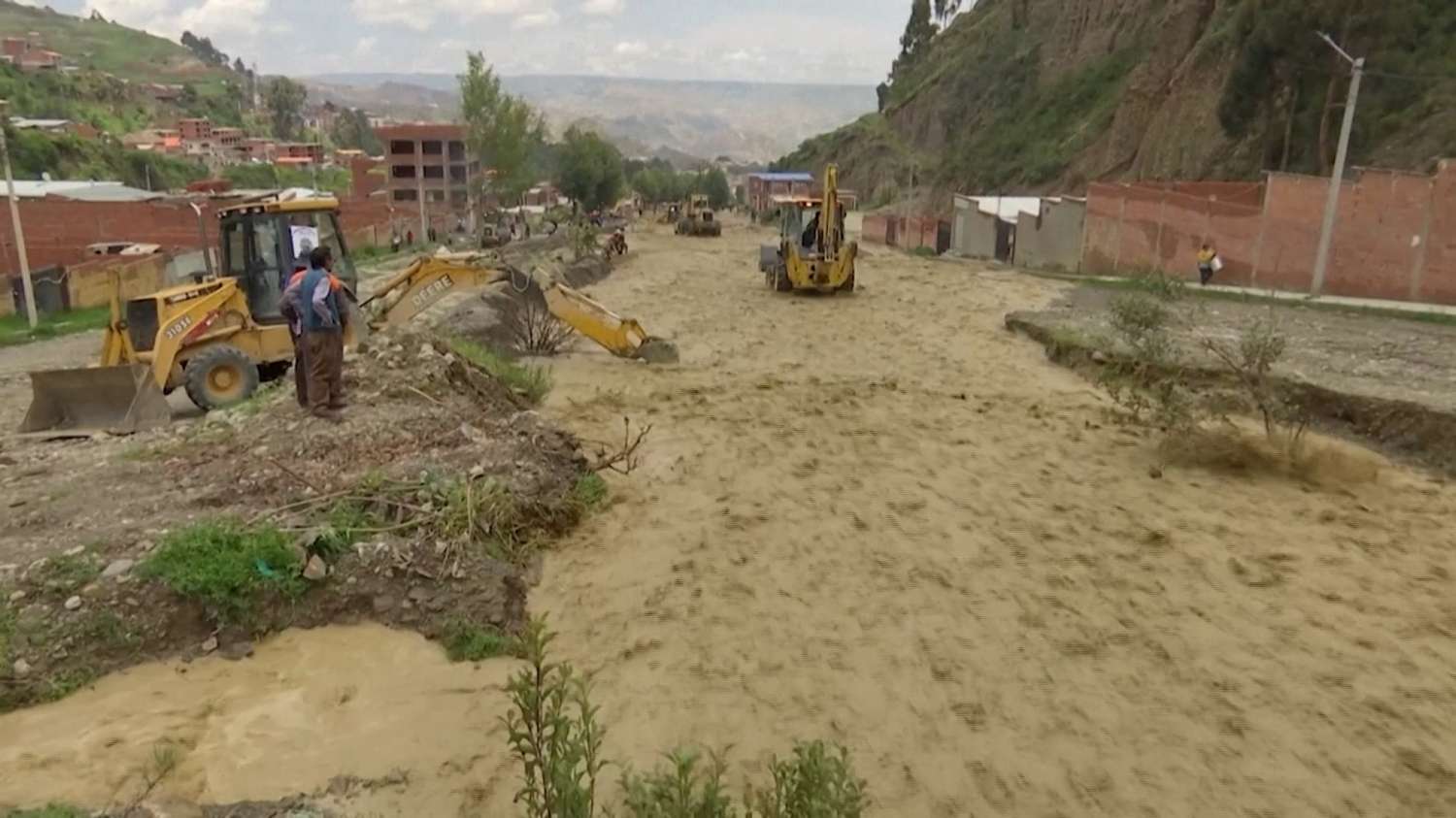 Declararon el estado de emergencia en La Paz, Bolivia, por fuertes lluvias