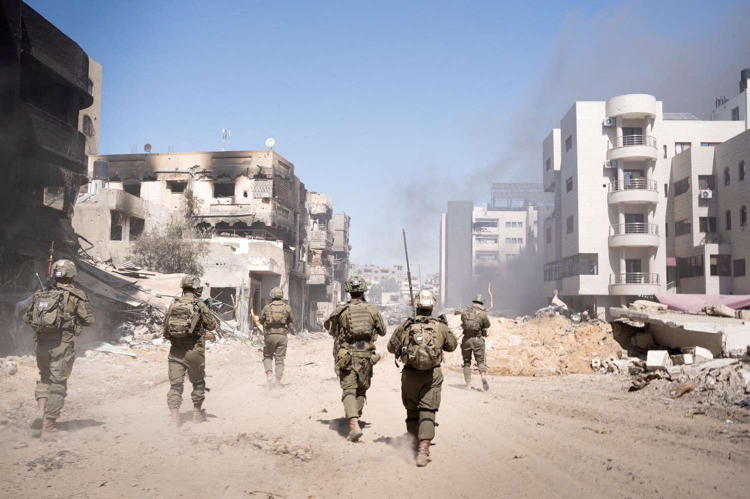 Se intensificó el accionar de los soldados israelíes en Gaza.