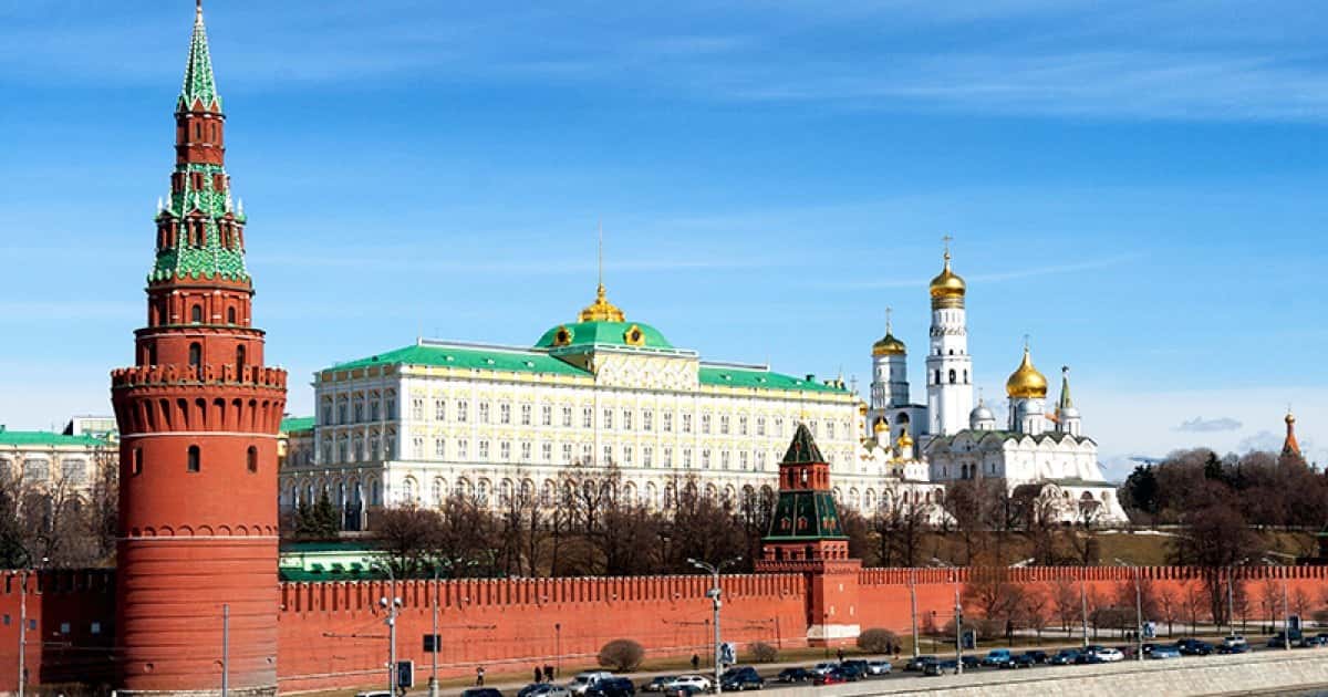 El Kremlin, en el centro de Moscú.