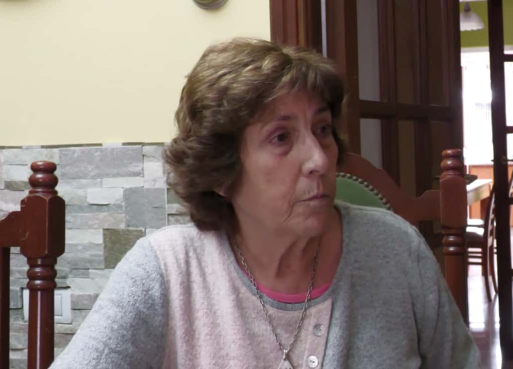 Ana María Díaz, damnificada en el conflicto con IOMA.