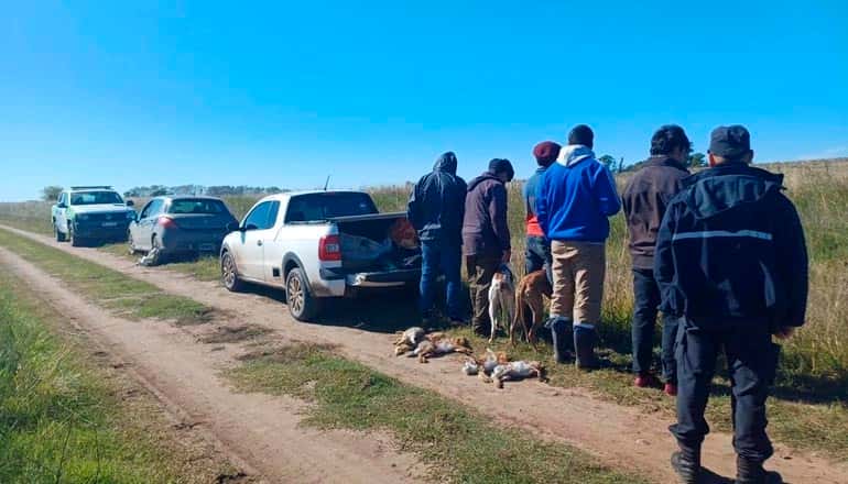 Detenidos en Espigas por caza ilegal