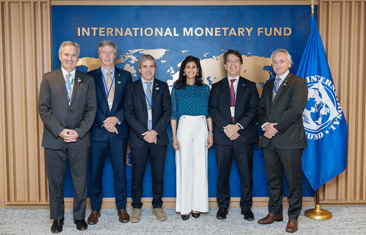 Los representantes argentinos fueron recibidos por la conducción del FMI.