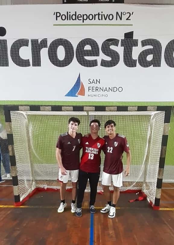 Tres tandilenses en el handball de River Plate