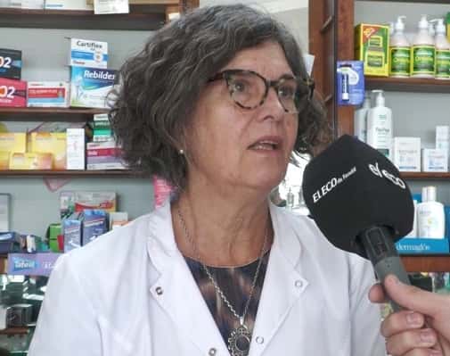 Analía Vasolli, representante local del Colegio de Farmacéuticos bonaerense.