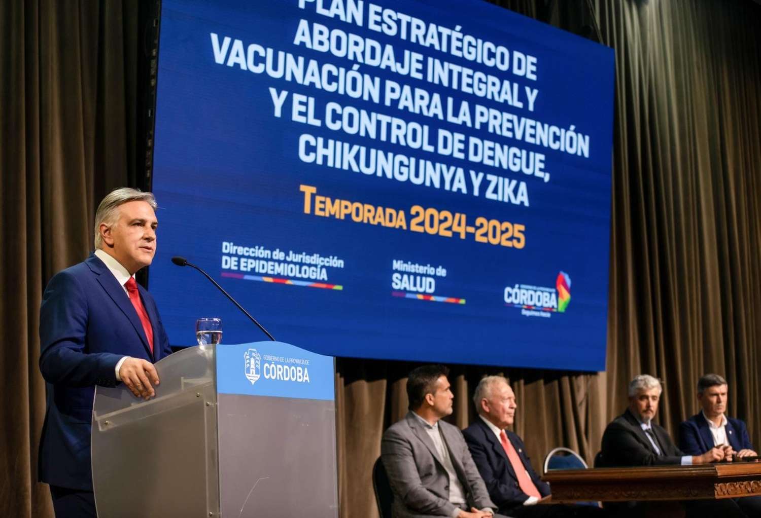 Córdoba lanzó el Plan Estratégico de Abordaje Integral y Vacunación contra el dengue, chikungunya y zika