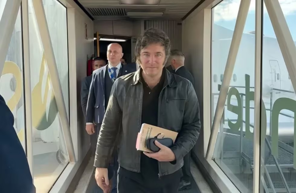 Milei viajó a Los Ángeles para participar de una convención global de inversores