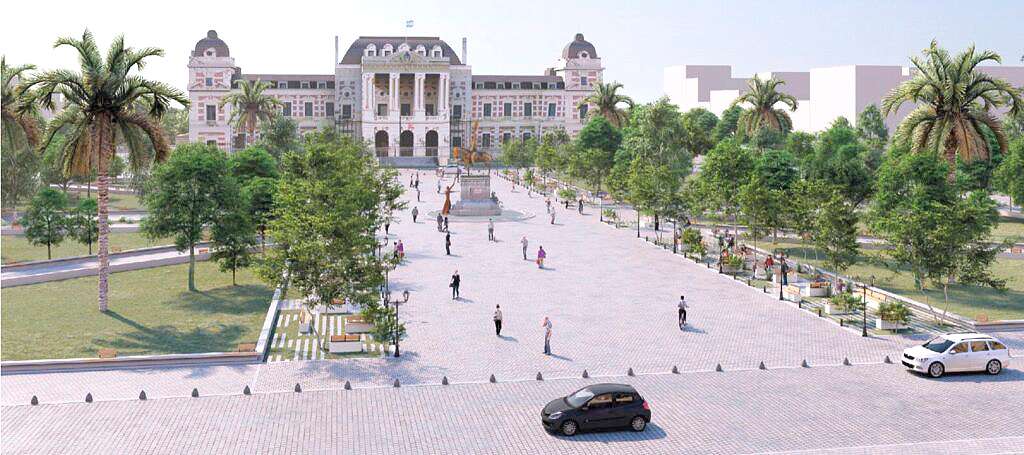 Cómo será el rediseño de la emblemática plaza San Martín de La Plata