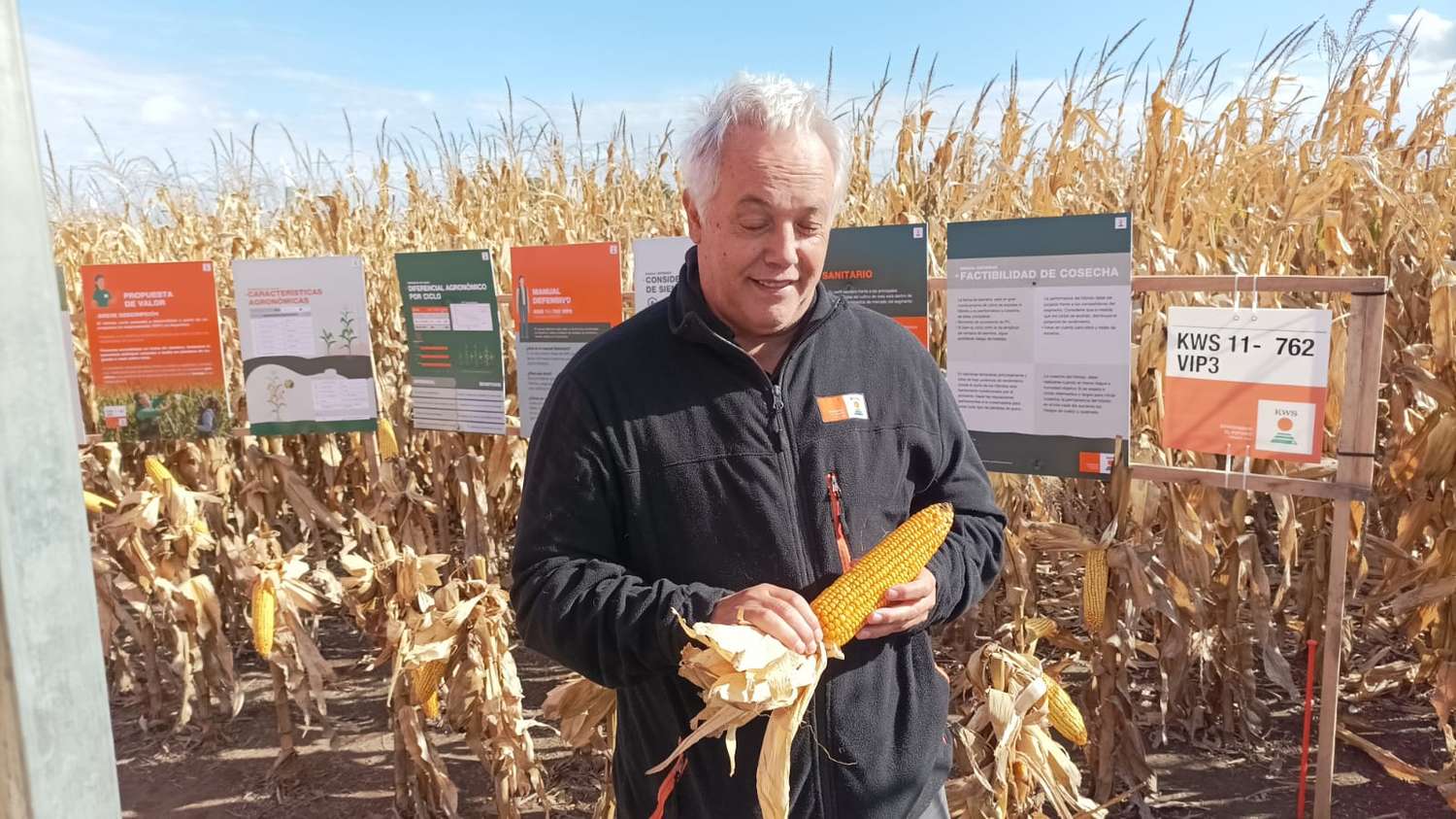Ingeniero agrónomo Julio Cerono, breeder del semillero KWS