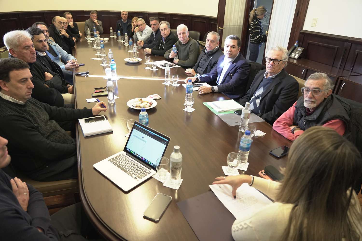 Empresarios locales se reunieron con senadores provinciales por el rechazo al cambio en indemnizaciones