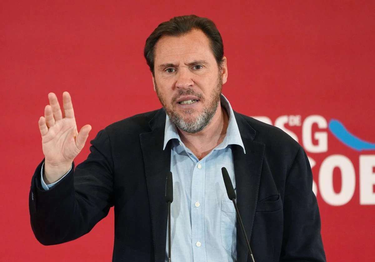 Óscar Puente, ministro de Transportes y Movilidad Sostenible del Gobierno español.