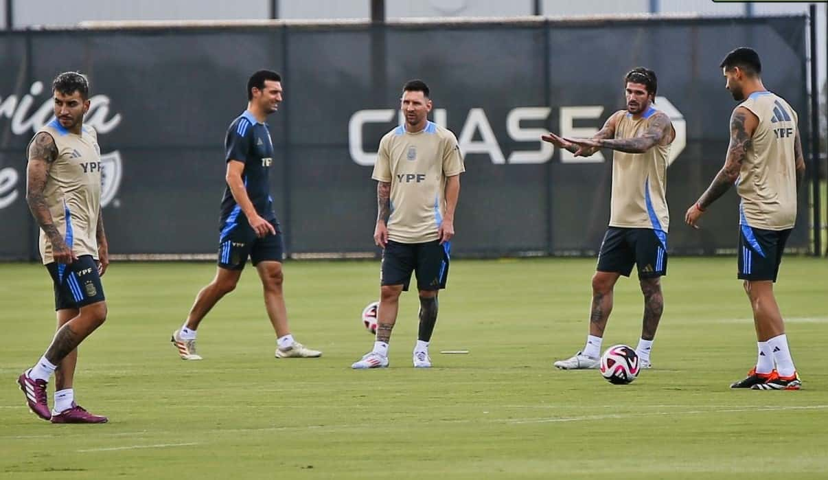 Entrenamiento en Miami tras el regreso