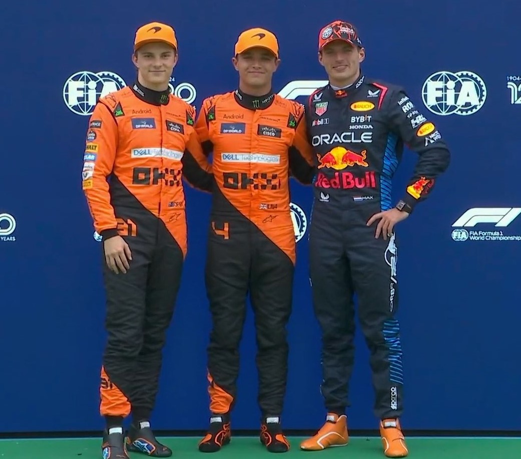 Norris se quedó con la pole en Hungaroring