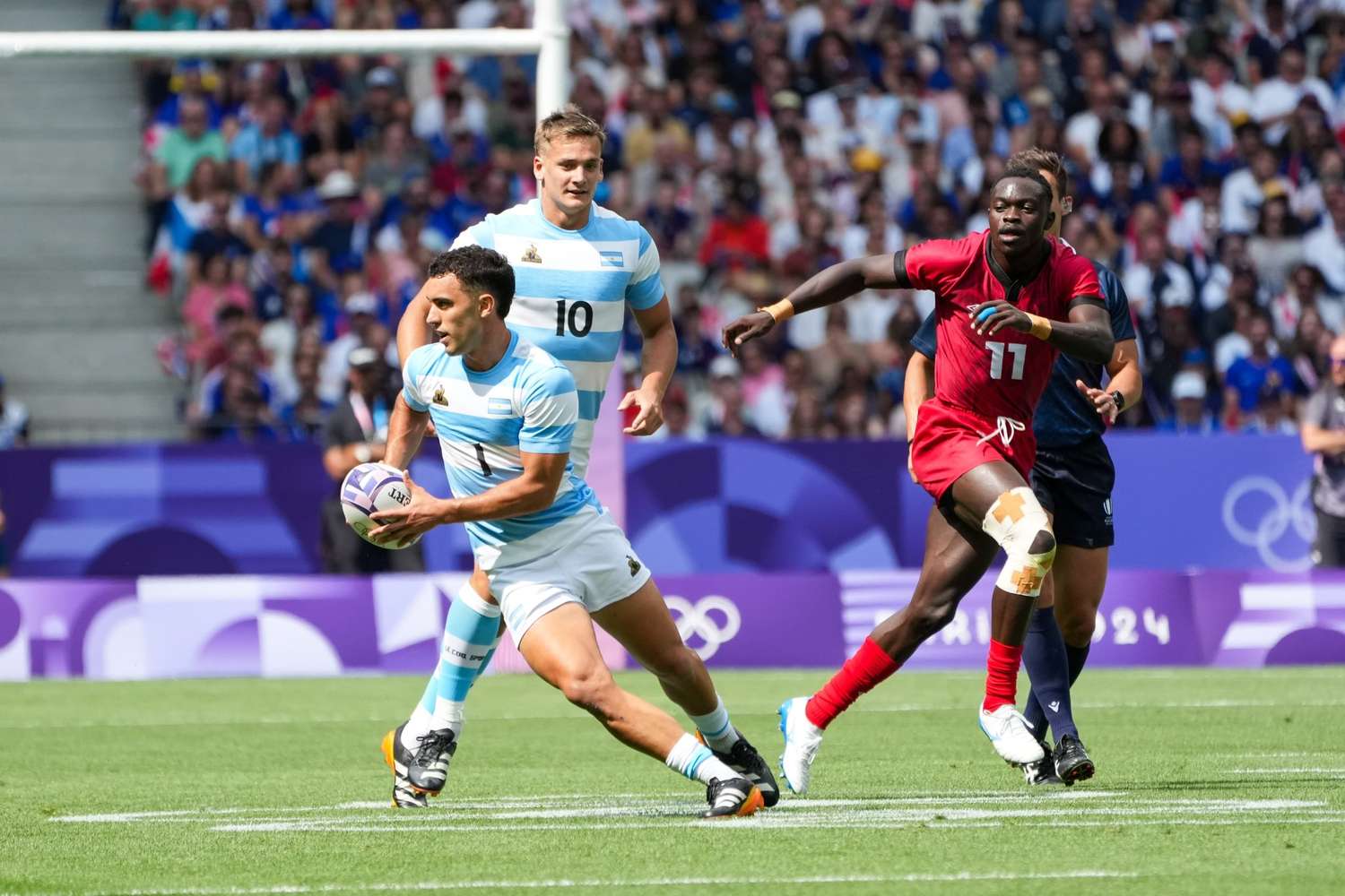 Los Pumas 7s debutaron con triunfo en los Juegos Olímpicos de París 2024