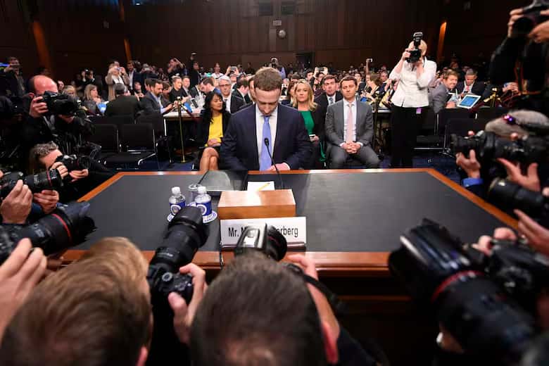 Mark Zuckerberg pasó varias veces por el Congreso estadounidense en los últimos años, para responder por las acciones de sus empresas - AFP