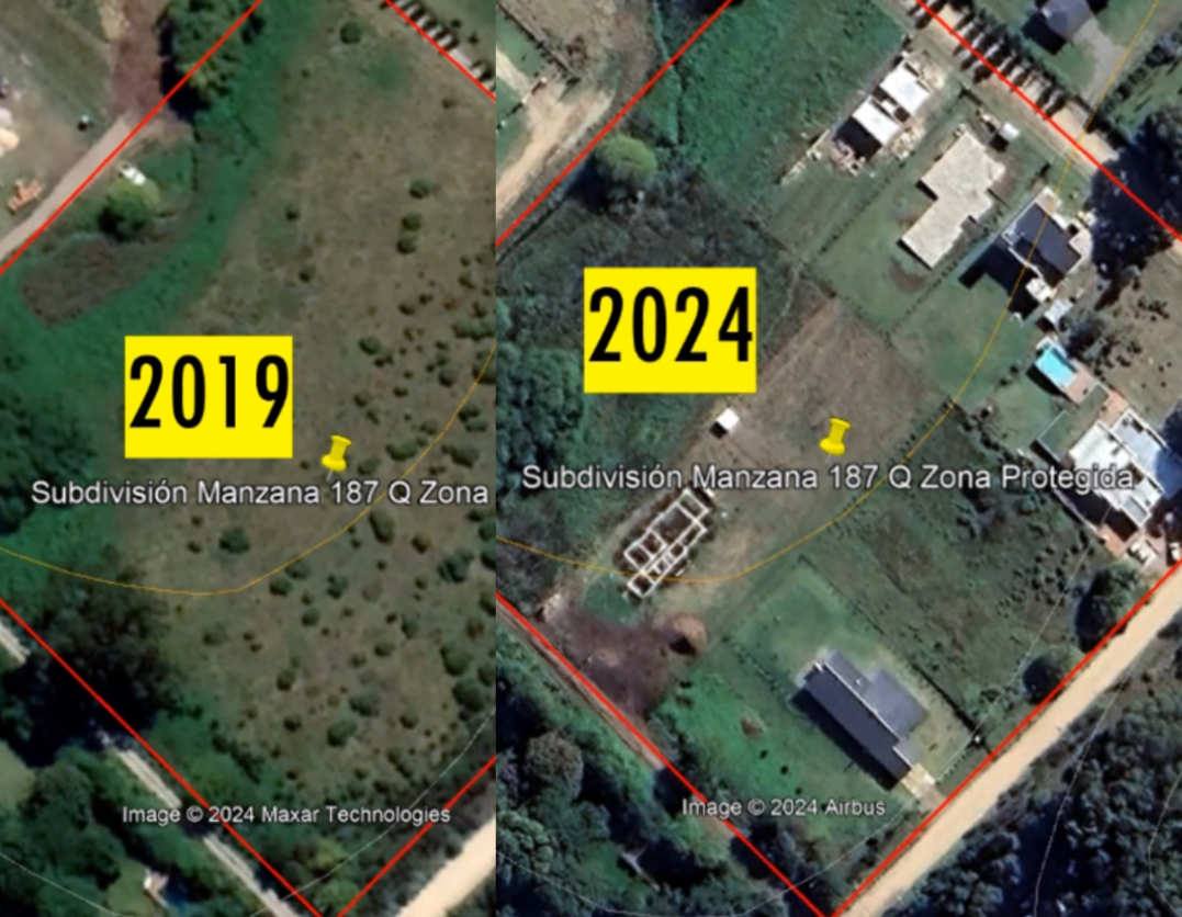 Denuncia de la Asamblea: las impactantes imágenes sobre la construcción en las sierras