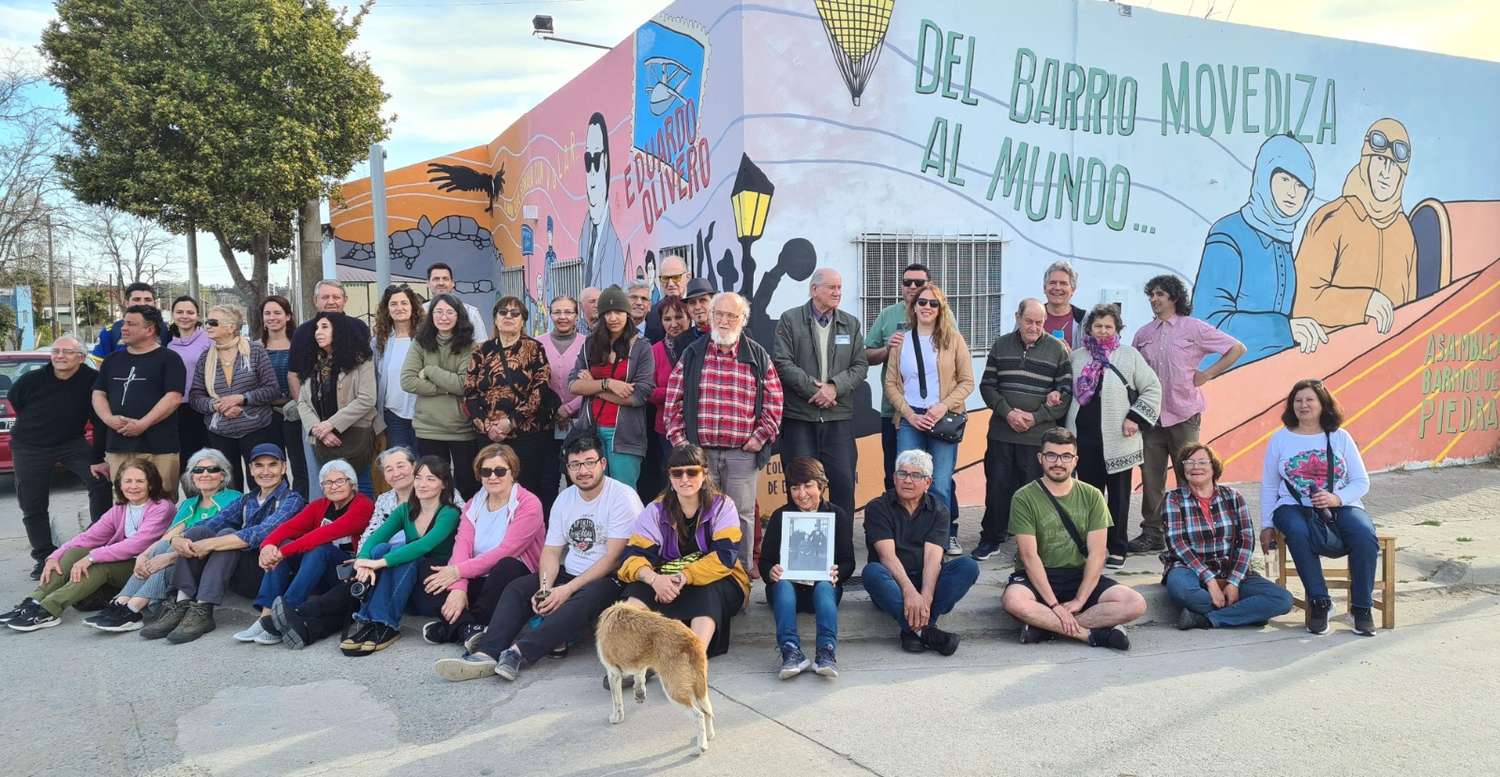 Se inauguró el Mural Eduardo Olivero, el niño de La Movediza que soñaba con volar