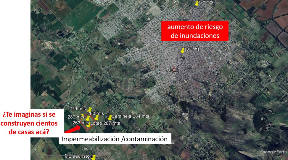 La Asamblea por las Sierras denunció la promoción de un proyecto inmobiliario en zona protegida