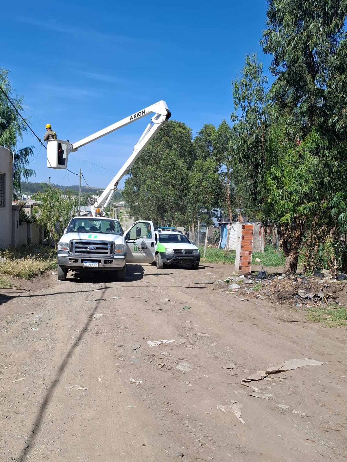 La Usina volvió a cortar conexiones clandestinas en la toma
