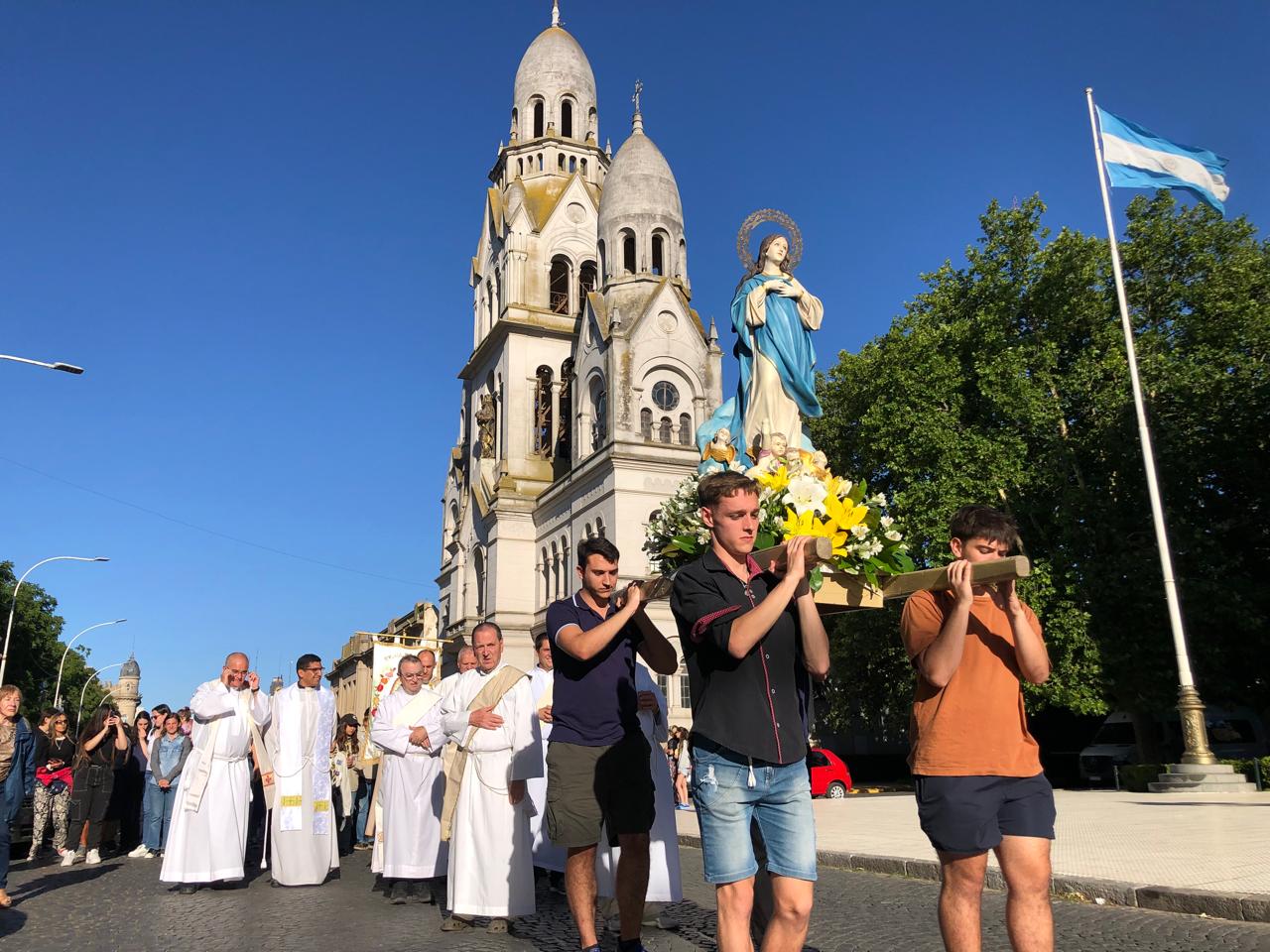 Patrona de Tandil: procesión y misa para celebrar otro Día de la Inmaculada Concepción de la Virgen