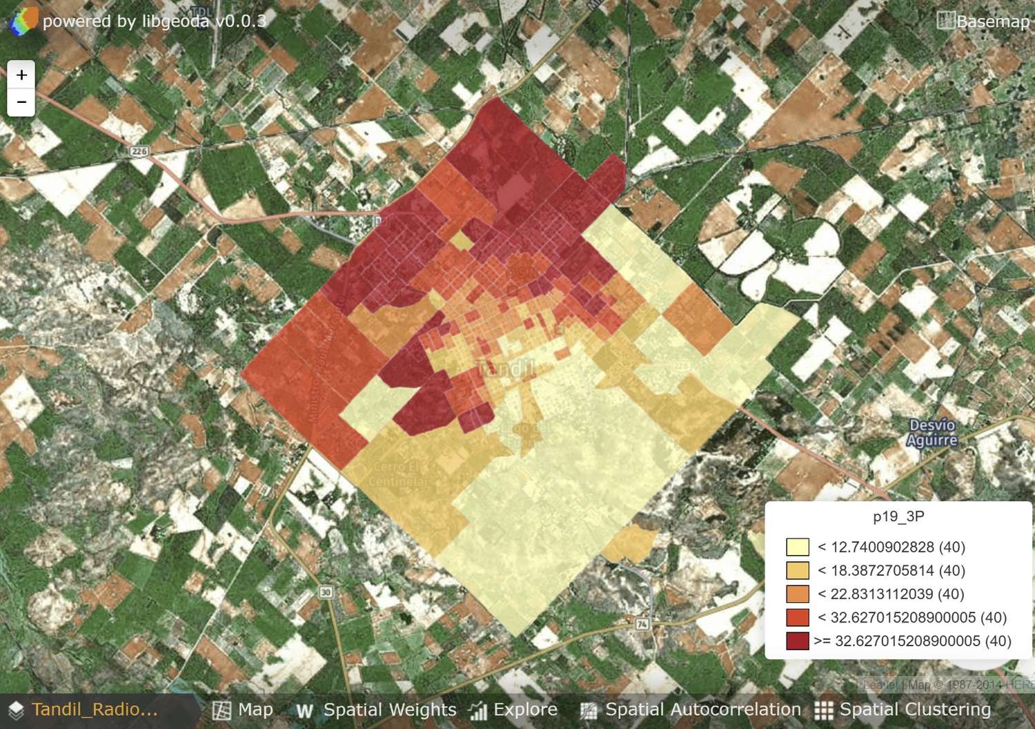 mapa obra social