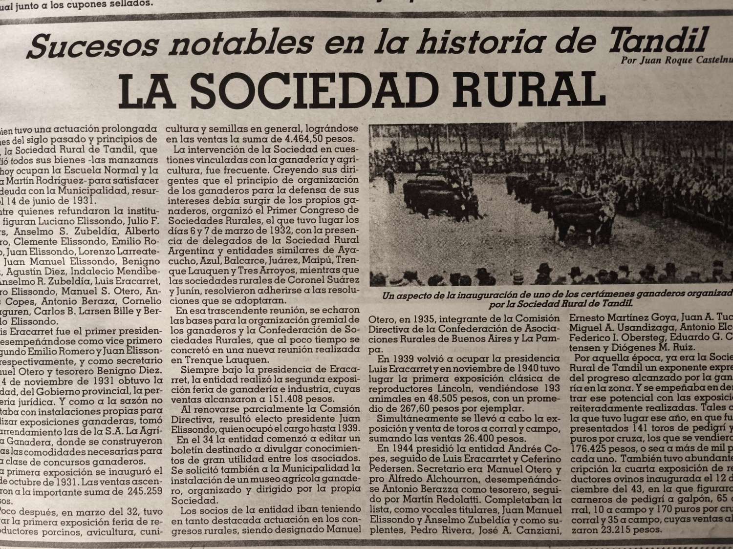 La Sociedad Rural