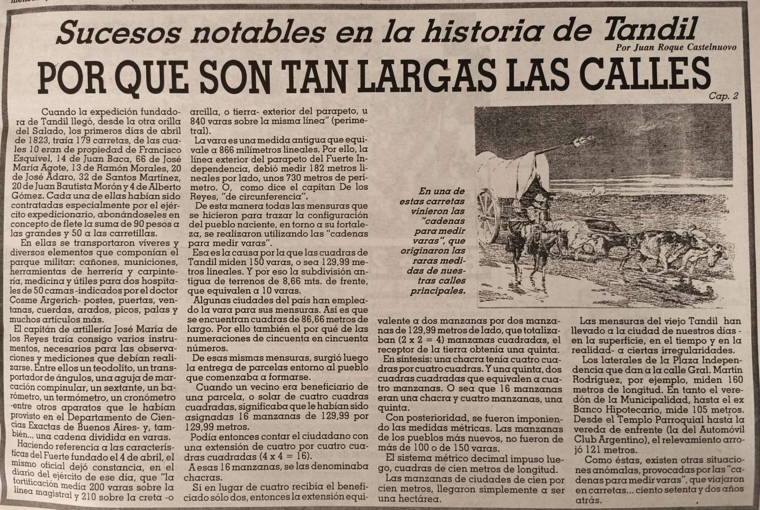 ¿Por qué son tan largas las calles?