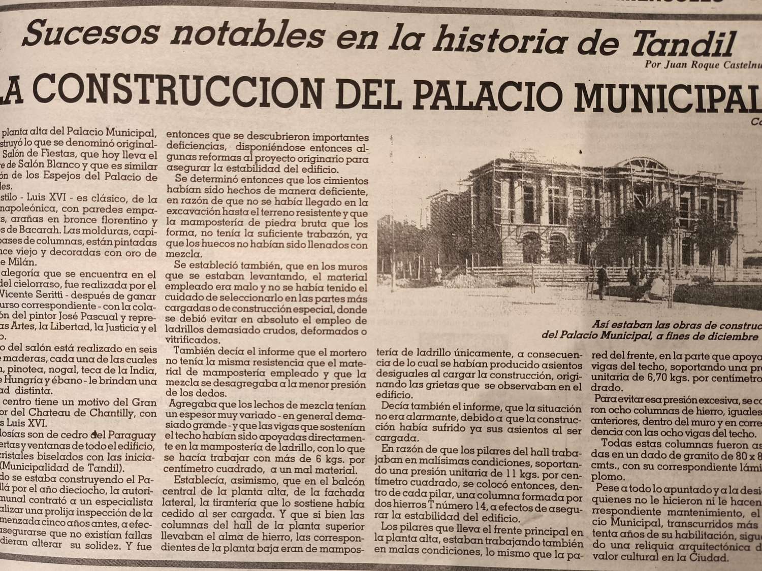 La construcción del Palacio Municipal - Cap. 2