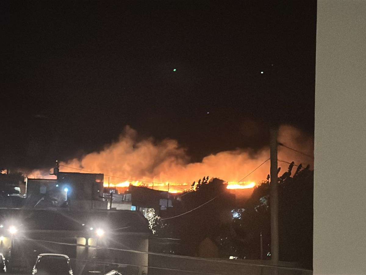 Otra vez un incendio puso en vilo a una barriada