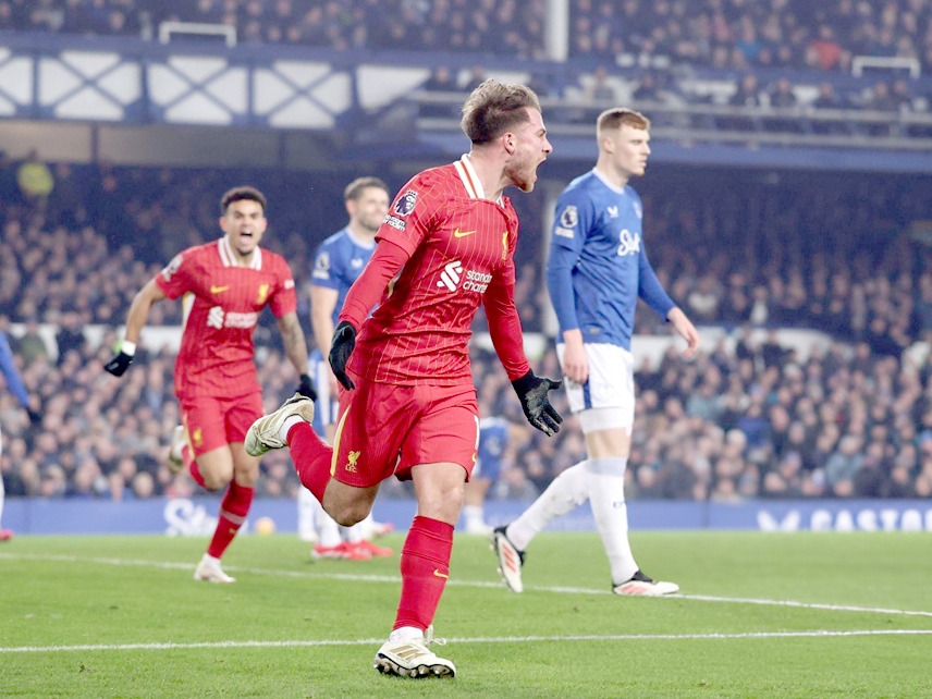 Mac Allister anotó, pero Liverpool no pudo ganar