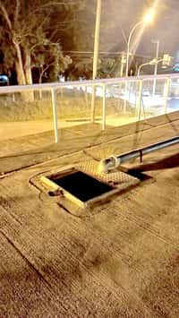 Peligro en una plaza