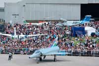 Una multitud, hace 9 años, despedía a los aviones Mirage en la VI Brigada Aérea de Tandil