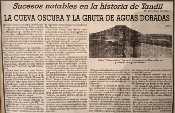 La Cueva Oscura y la Gruta de Aguas Doradas - Capítulo 1.