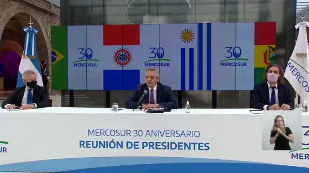Argentina reafirma "vocación de unidad" ante la reunión de cancilleres del Mercosur