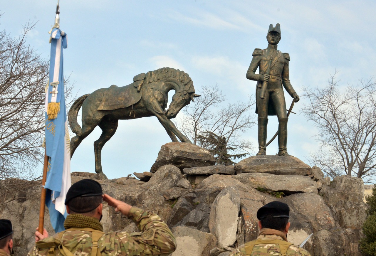 La Asociación Sanmartiniana homenajeó al Libertador a 171 años de su fallecimiento