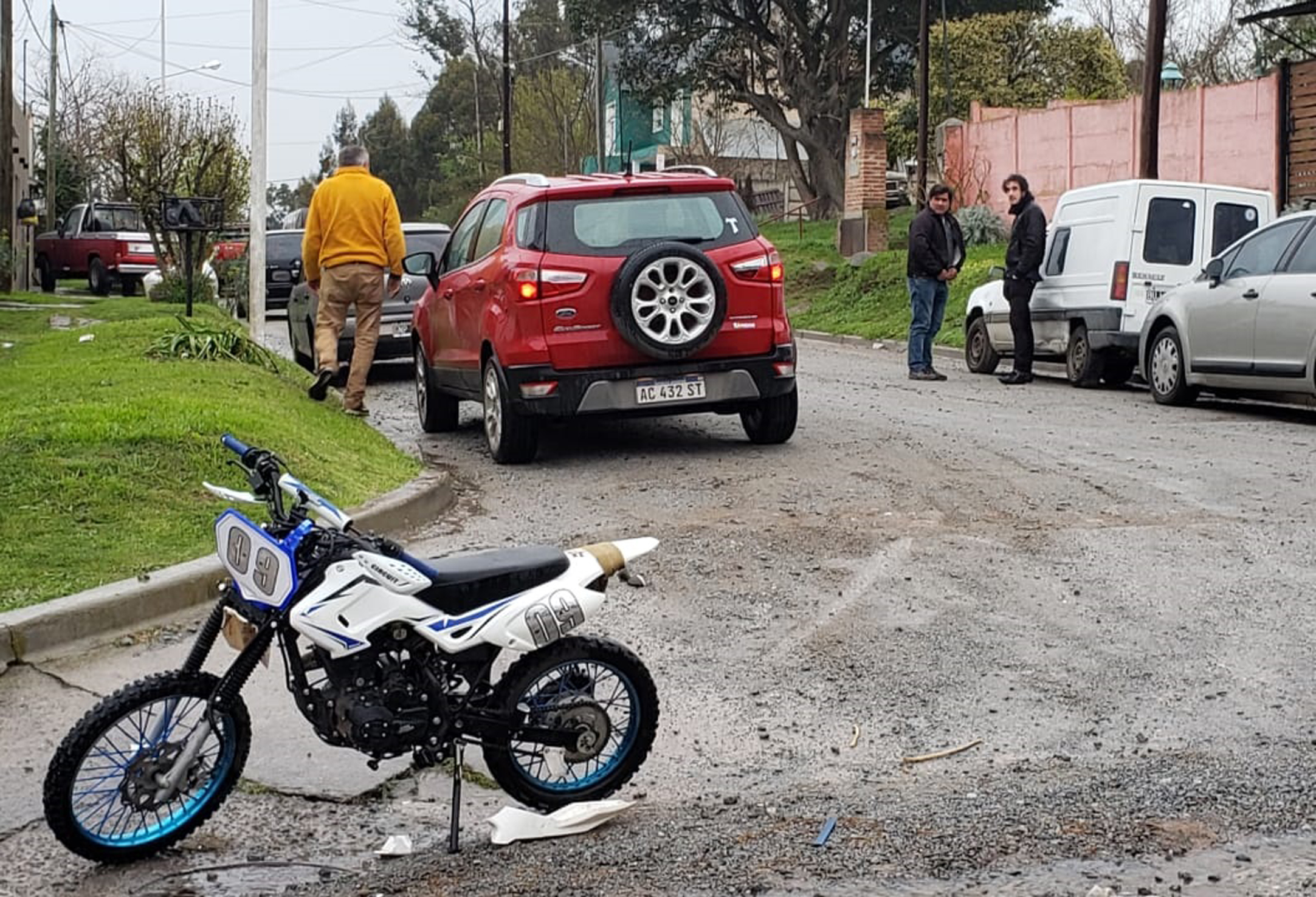 Un motociclista fue hospitalizado tras un choque en Payró y O’Higgins