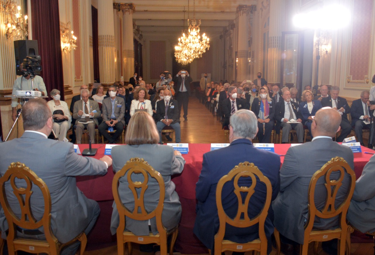 Tandil fue sede del acto de oficialización del acuerdo entre Rotary International y la ONU