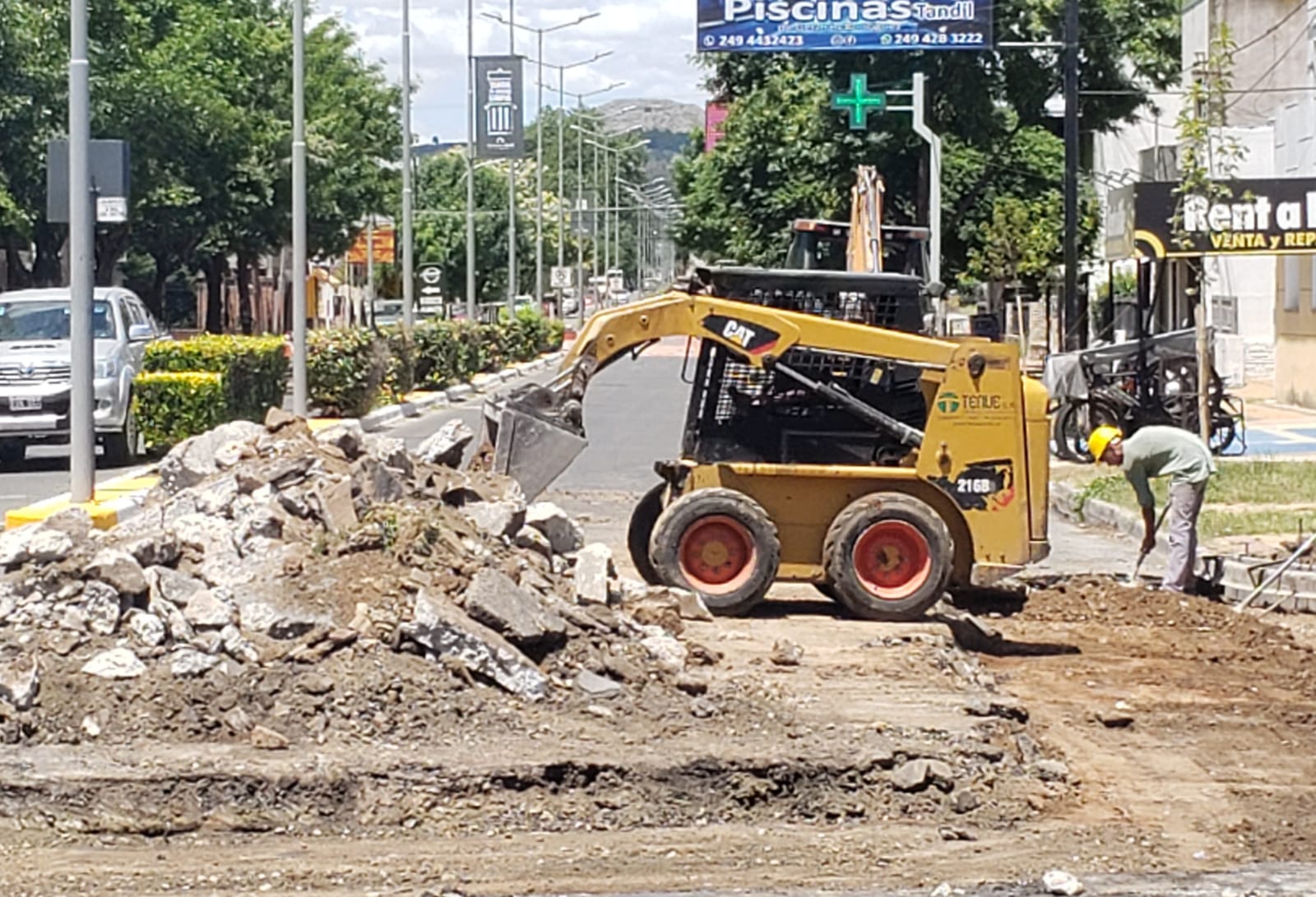 Por las obras de repavimentación se registran cortes totales y parciales en la Avenida Alvear