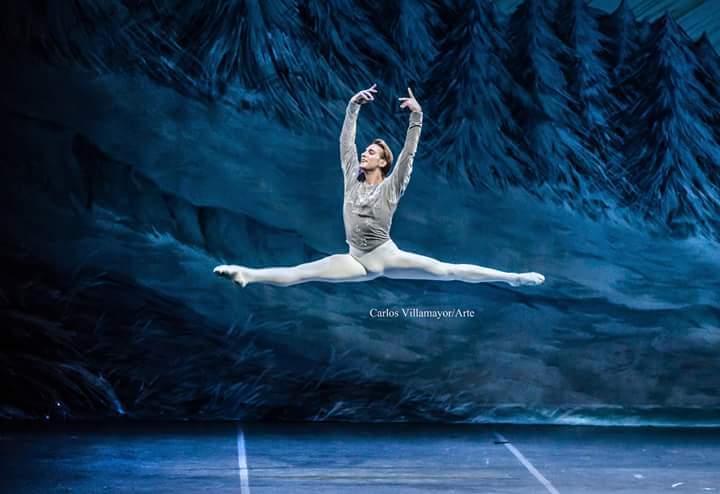 Federico Fernández, primer bailarín del Teatro Colón, en Tandil