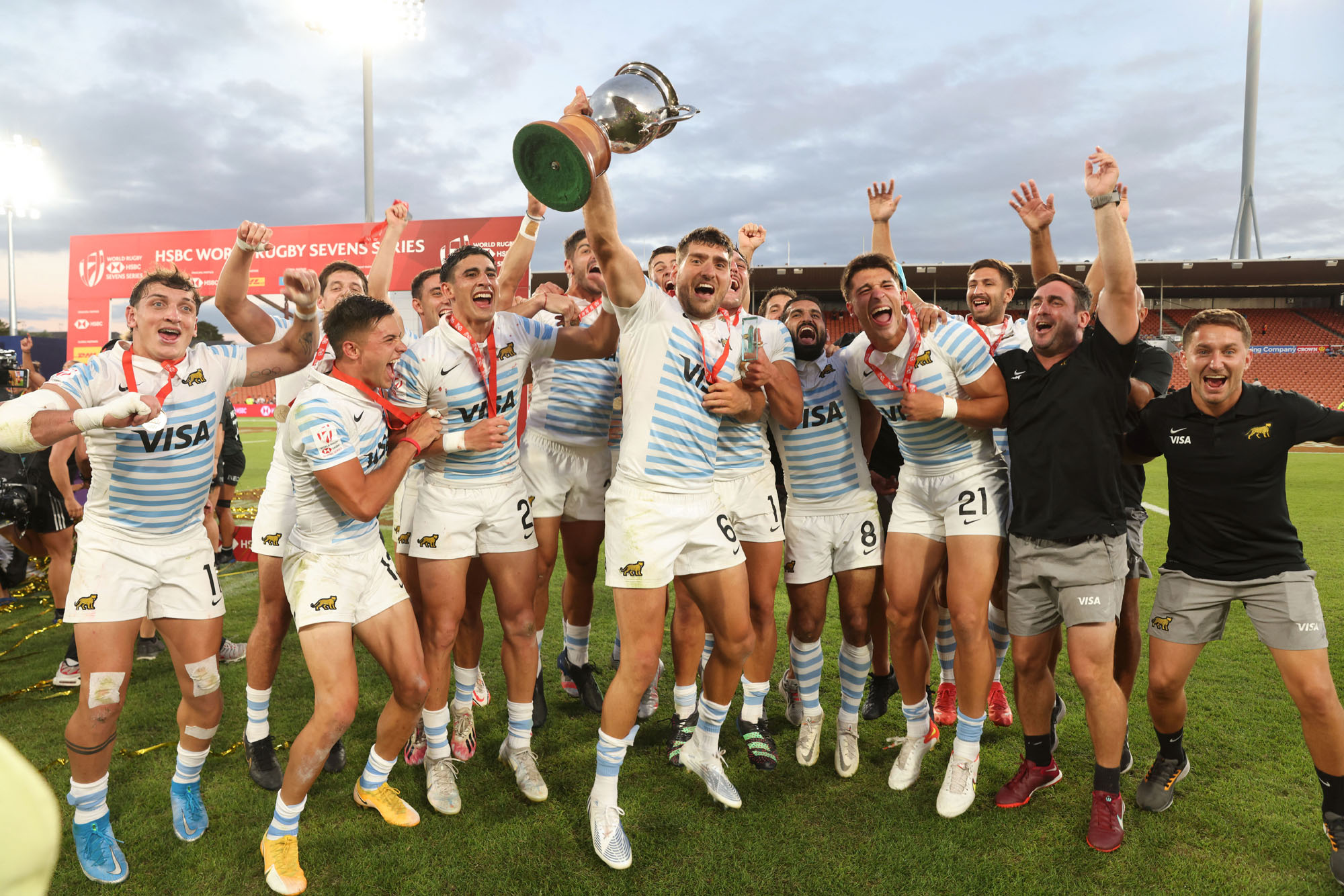 Los Pumas se coronan en el Seven de Nueva Zelanda con una victoria