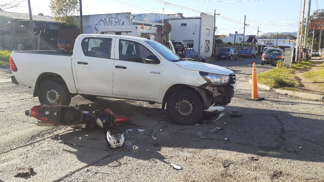 Hospitalizaron A Una Mujer Tras Un Accidente En Figueroa Y Dinamarca 