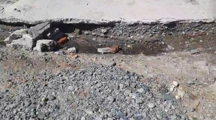 Vecinos reclaman por el estado de una calle en inmediaciones del Club ...