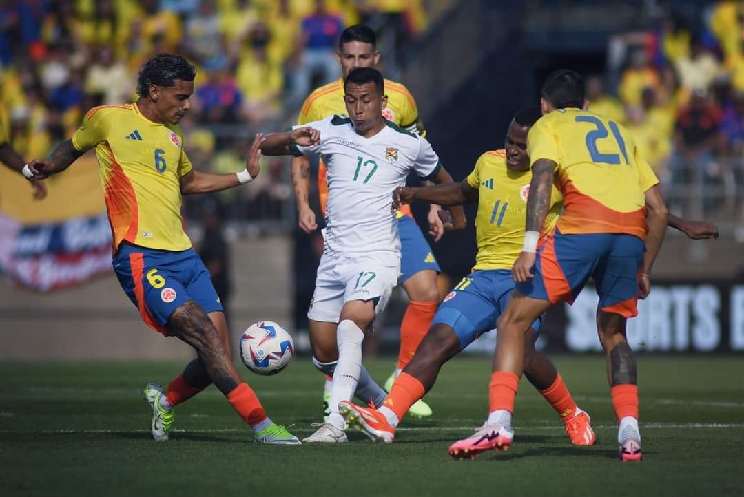 Colombia goleó a Bolivia