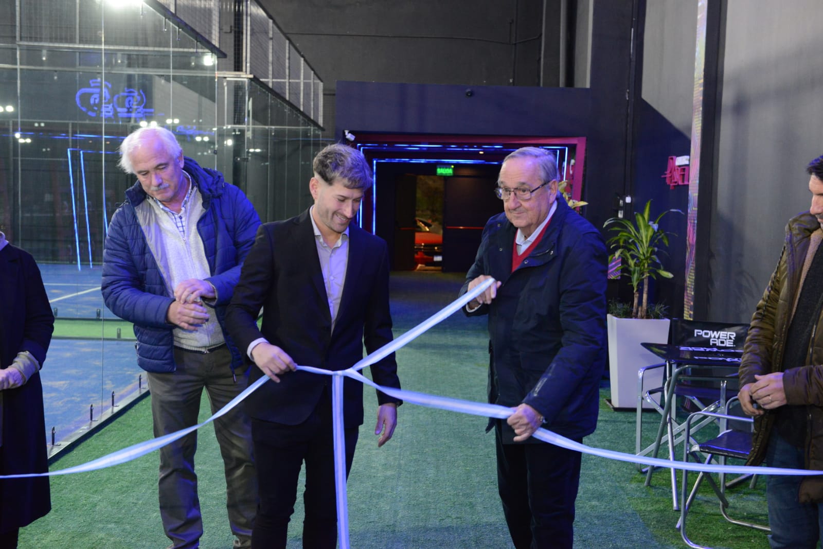 Center Padel, un complejo con seis canchas, abrió sus puertas este sábado.